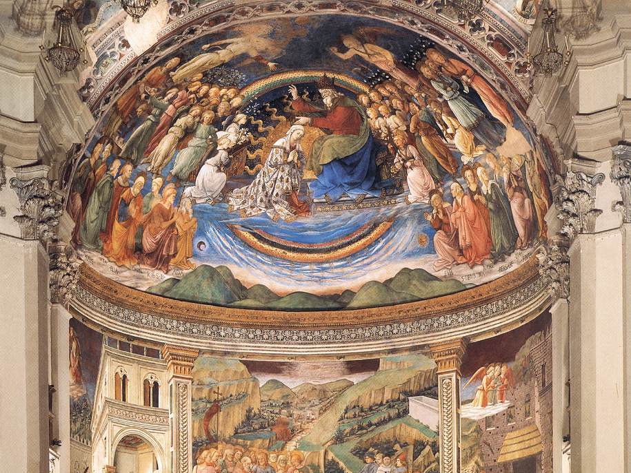 Росписи в кафедральном соборе Сполето, Италия