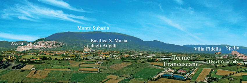 mappa umbria terme francescane